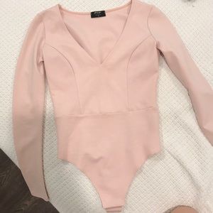 Nasty gal pink body suit